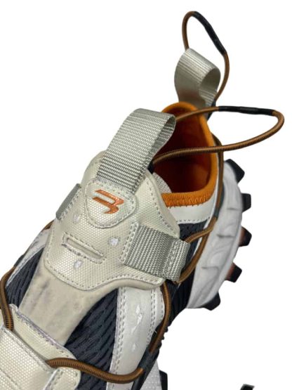 REPLICA BALENCIAGA MEN'S HIKE SNEAKER IN BEIGE/ORANGE - Image 8