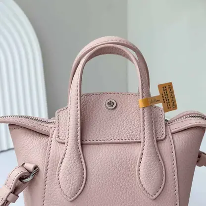 Replica Loro Piana Happy Day Nano Shoulder Bag in Pink - Image 5