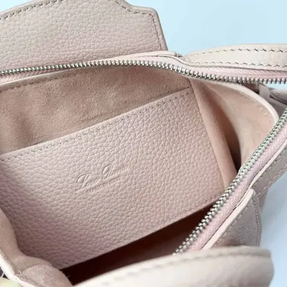 Replica Loro Piana Happy Day Nano Shoulder Bag in Pink - Image 2