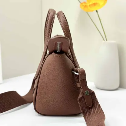 Replica Loro Piana Happy Day Nano Shoulder Bag in Brown - Image 3