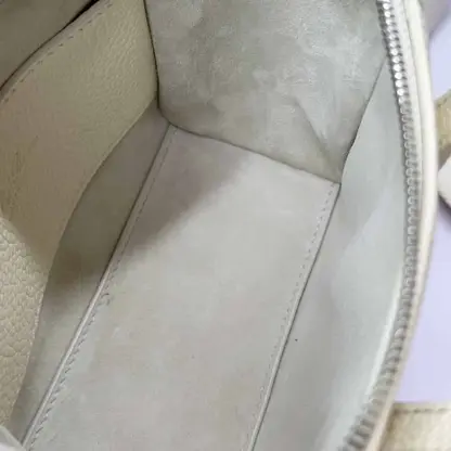 Replica Loro Piana Happy Day Nano Shoulder Bag in White - Image 6