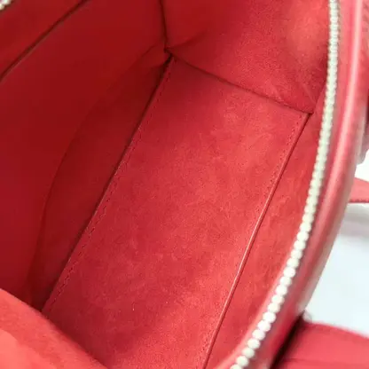 Replica Loro Piana Happy Day Nano Shoulder Bag in Red - Image 4