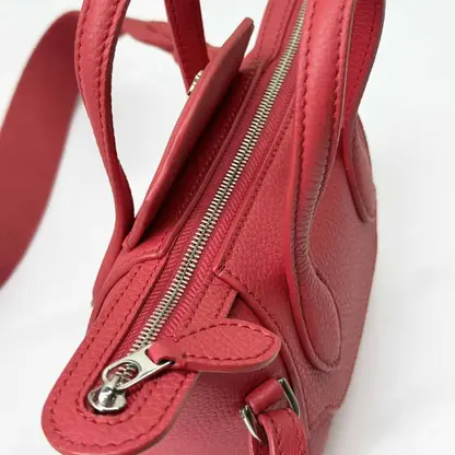 Replica Loro Piana Happy Day Nano Shoulder Bag in Red - Image 6