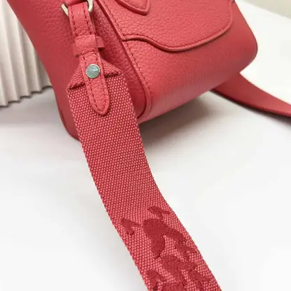 Replica Loro Piana Happy Day Nano Shoulder Bag in Red - Image 7
