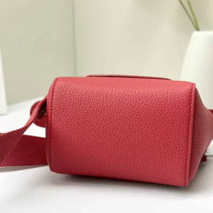 Replica Loro Piana Happy Day Nano Shoulder Bag in Red - Image 8