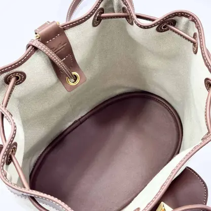 Replica Loro Piana Extra Drawstring backpack L27 Cotton - Image 2