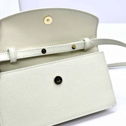 Replica Loro Piana Extra Pochette Calfskin Whisper White - Image 7