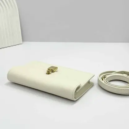 Replica Loro Piana Extra Pochette Calfskin Whisper White - Image 4