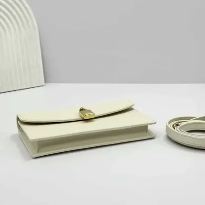 Replica Loro Piana Extra Pochette Calfskin Whisper White - Image 3