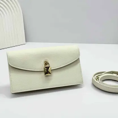 Replica Loro Piana Extra Pochette Calfskin Whisper White