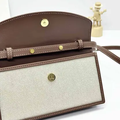 Replica Loro Piana Extra Pochette Cotton Natural/Caramel Sugar - Image 3