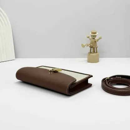 Replica Loro Piana Extra Pochette Cotton Natural/Caramel Sugar - Image 9