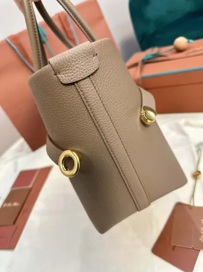 Replica Loro Piana Small Ghiera Shopper Bag Dried Taragon - Image 8