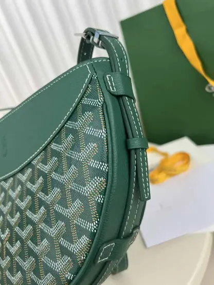 Replica Goyard Hirondelle bag Vip Quality Green - Image 9