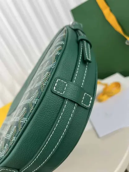 Replica Goyard Hirondelle bag Vip Quality Green - Image 5
