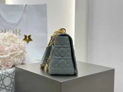Replica Dior Medium Caro Bag in Gray - Image 7
