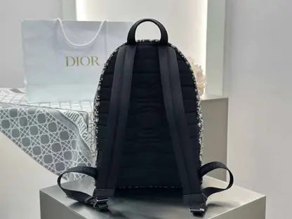 Replica Dior Rider Backpack For Men in Beige - Image 7