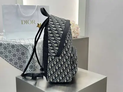 Replica Dior Rider Backpack For Men in Beige - Image 2