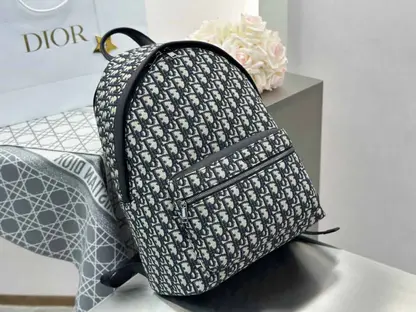 Replica Dior Rider Backpack For Men in Beige - Image 3