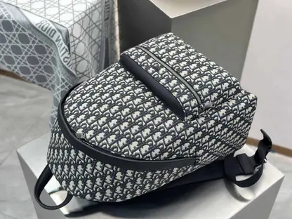 Replica Dior Rider Backpack For Men in Beige - Image 4