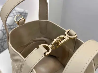 Replica Dior Toujours Vertical Nano Tote Bag in Beige - Image 11