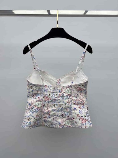 Replica Chanel Top Cruise Fish Pattern Shirt 2025 - Image 6