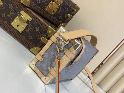 Replica Louis Vuitton Side Trunk MM M13285 in Denim Grey - Image 2