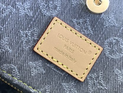 Replica Louis Vuitton CarryAll MM M13289 in Denim Grey - Image 4