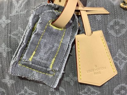 Replica Louis Vuitton Speedy Soft 30 in Denim Grey M13344 - Image 5