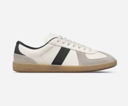 Replica Dior B01 Matchpoint Sneaker Black and White Smooth Calfskin with Gray Suede