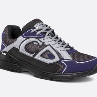 Replica Dior Men's B30 Countdown Sneaker In Blue