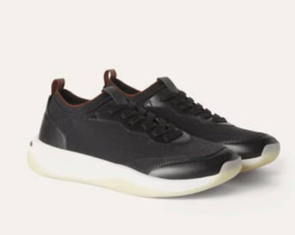 Replica Loro Piana 410 LP Walk Wish Sneaker in Caviar