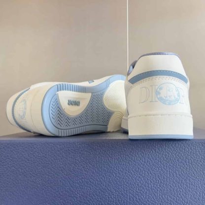 Replica Dior B27 Uptown Low-Top Sneaker in White Blue - Image 9
