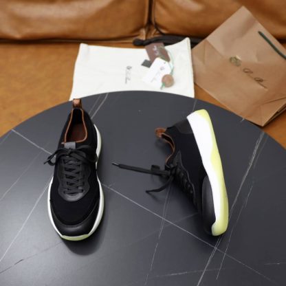 Replica Loro Piana 410 LP Walk Wish Sneaker in Caviar - Image 5