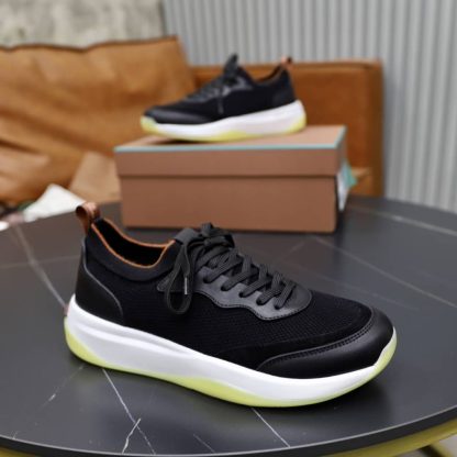 Replica Loro Piana 410 LP Walk Wish Sneaker in Caviar - Image 10