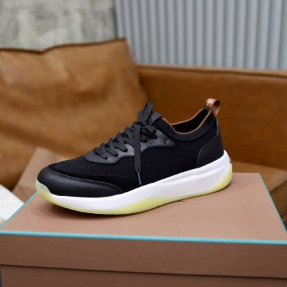 Replica Loro Piana 410 LP Walk Wish Sneaker in Caviar - Image 9