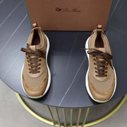 Replica Loro Piana 410 LP Walk Wish Sneaker in Brown - Image 4