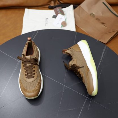 Replica Loro Piana 410 LP Walk Wish Sneaker in Brown - Image 3