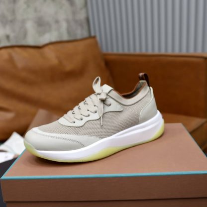 Replica Loro Piana 410 LP Walk Wish Sneaker in Grey - Image 9