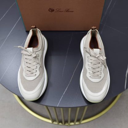 Replica Loro Piana 410 LP Walk Wish Sneaker in Grey - Image 8