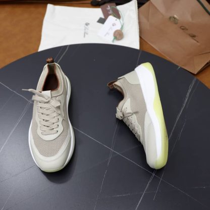 Replica Loro Piana 410 LP Walk Wish Sneaker in Grey - Image 7