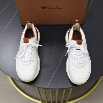 Replica Loro Piana 410 LP Walk Wish Sneaker in White - Image 10