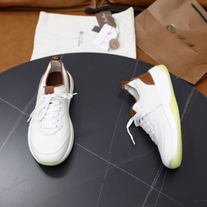 Replica Loro Piana 410 LP Walk Wish Sneaker in White - Image 3