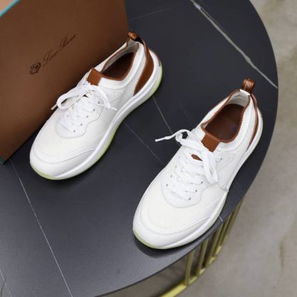 Replica Loro Piana 410 LP Walk Wish Sneaker in White - Image 8