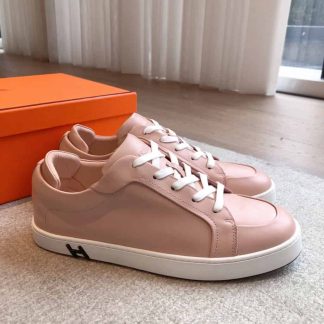 Replica Hermes Kid Sneaker 2025 Men Women in pink