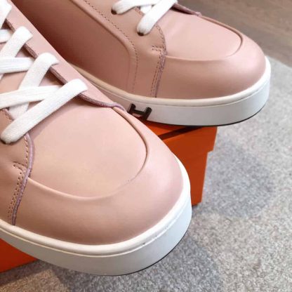 Replica Hermes Kid Sneaker 2025 Men Women in pink - Image 2