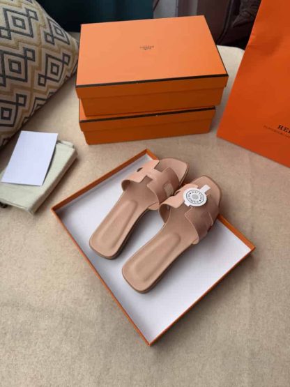 Replica Hermes Oran sandal Women in Beige Natura - Image 14