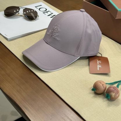 Replica Loro Piana Baseball Cap Grey - Image 5