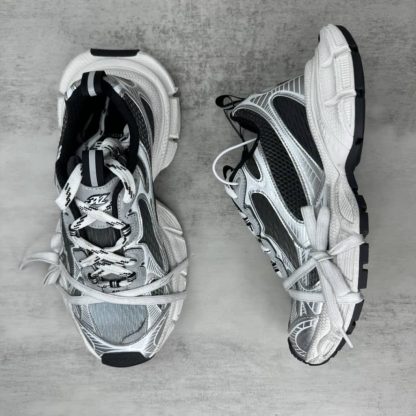 REPLICA BALENCIAGA MEN'S 3XL GRADIENT SNEAKER IN BLACK/GREY/WHITE - Image 8