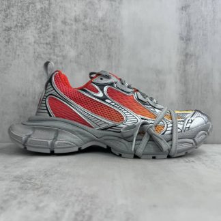 REPLICA BALENCIAGA MEN'S 3XL GRADIENT SNEAKER IN RED/ORANGE/GREY/BLACK